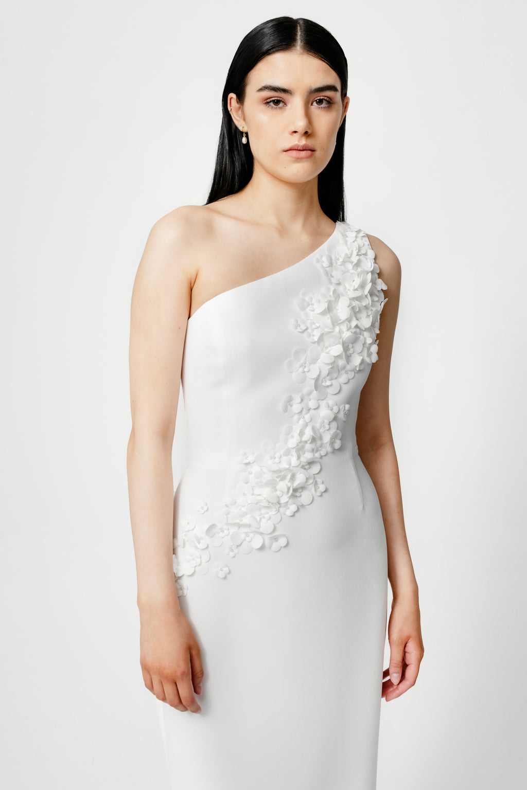 Plunge Front Gown with Boa Skirt – Catherine Regehr