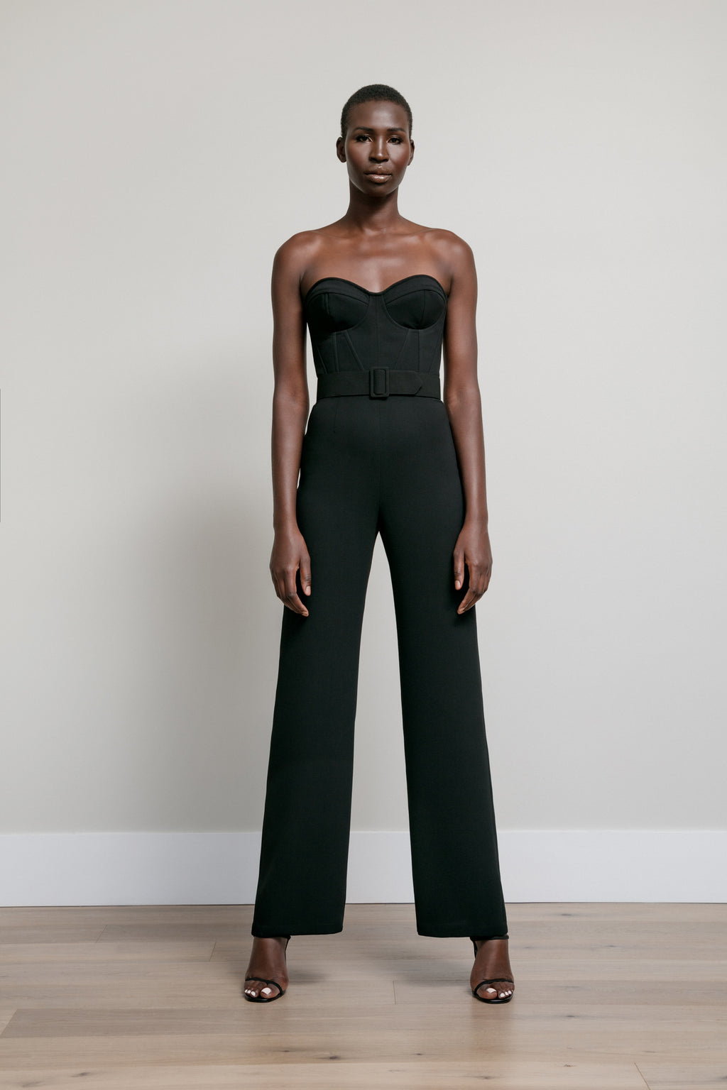 Strapless Black Jumpsuit