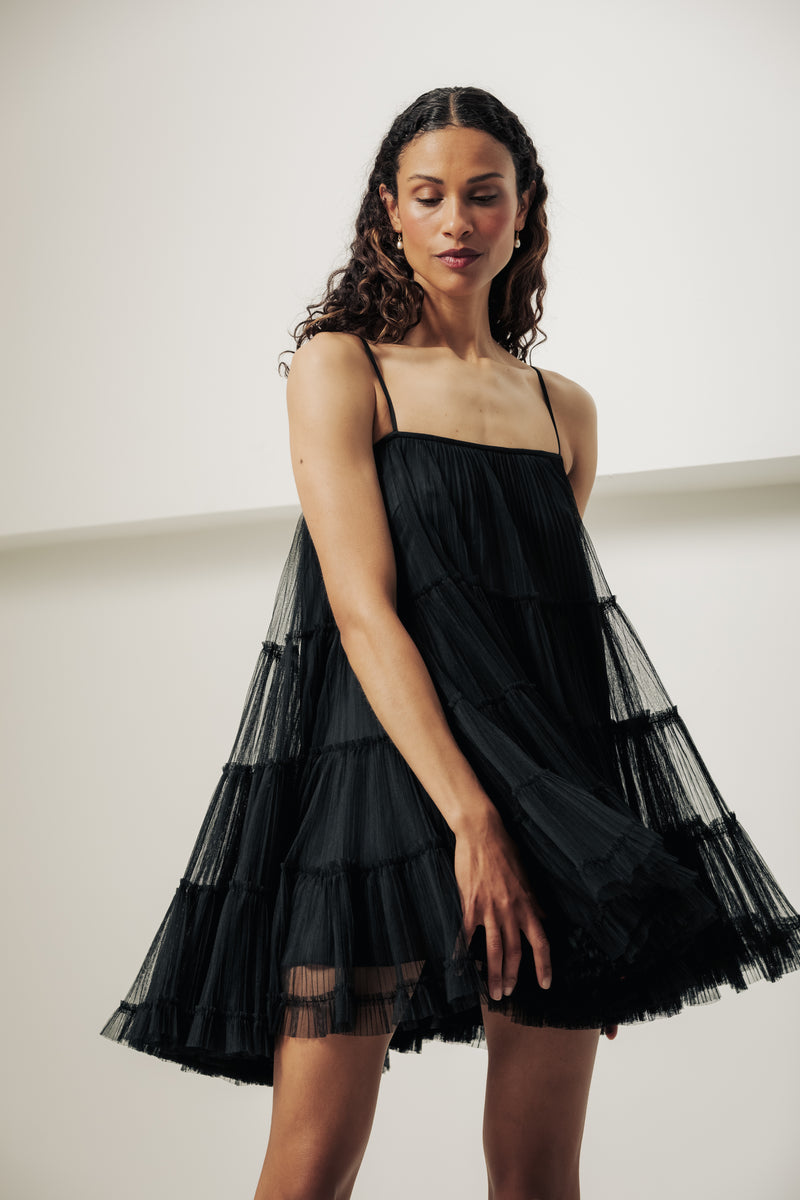 baby doll black dress Style Code Babydoll Dress in Black