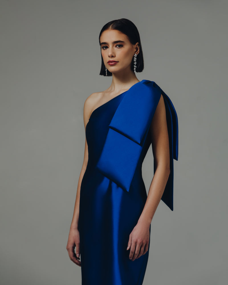 One Shoulder Bow Tie Gown Catherine Regehr One Shoulder Bow Tie Gown Catherine Regehr