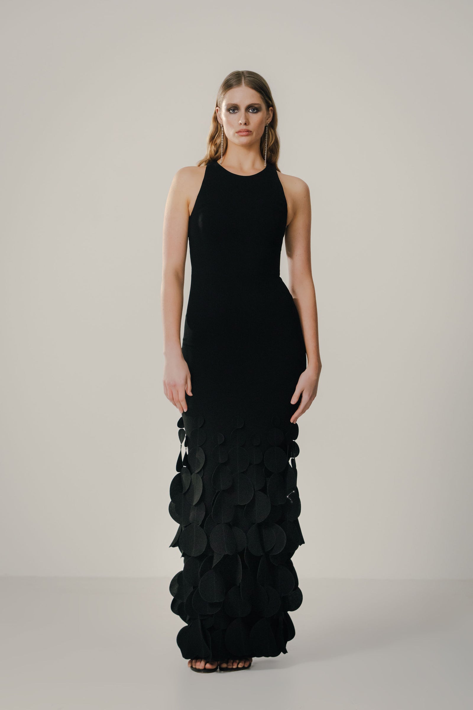 Racer Neck Sheath with Swinging Disc Hem – Catherine Regehr