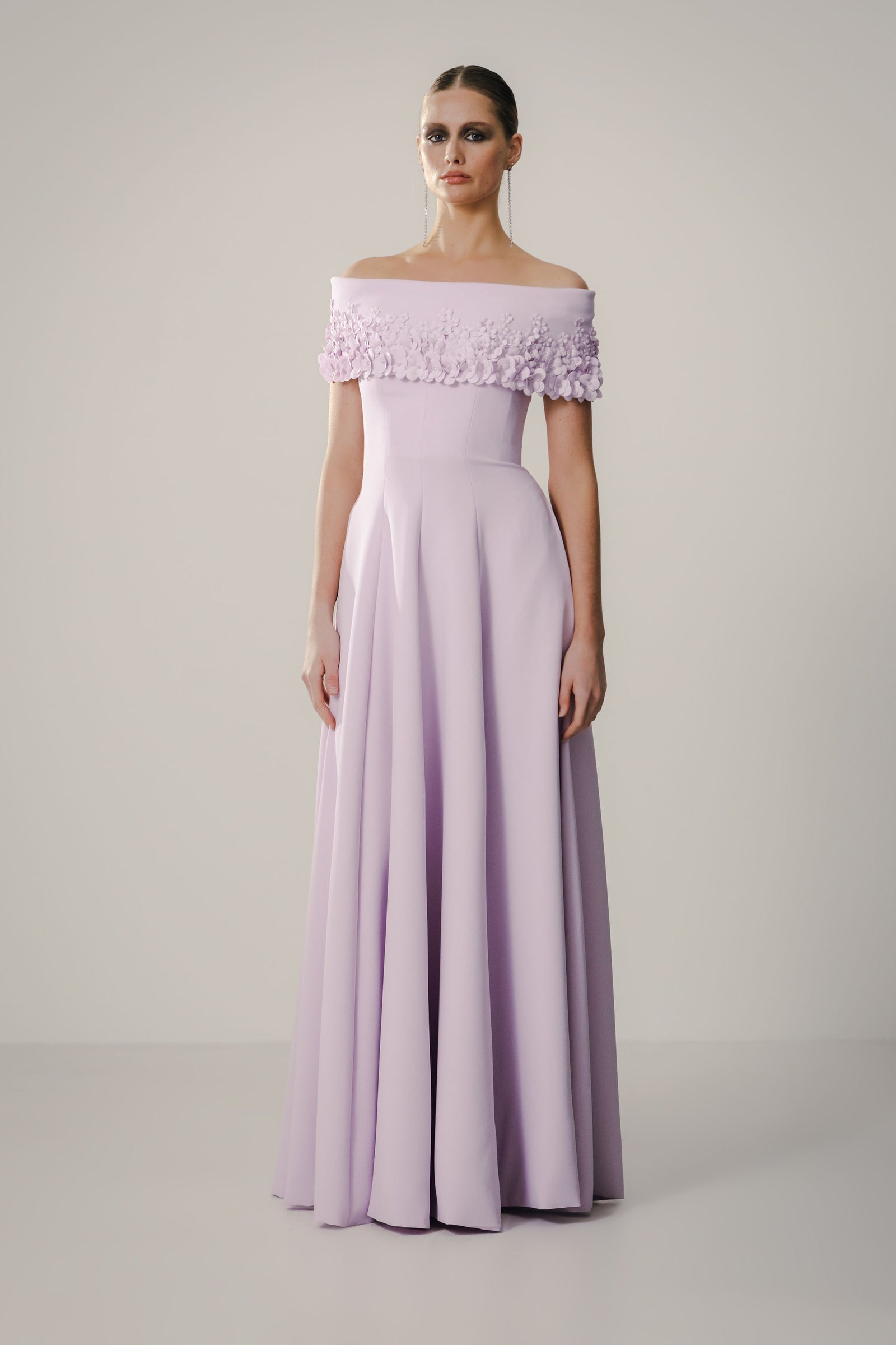 rohe off the shoulder dresses Rhe Black Off-The-Shoulder Maxi Dress