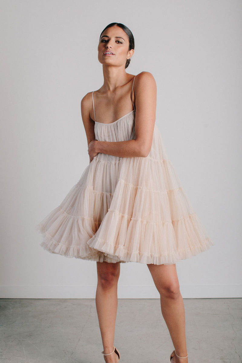 Tiered Tulle Baby Doll Dress Catherine Regehr Tiered Tulle Baby Doll Dress Catherine Regehr