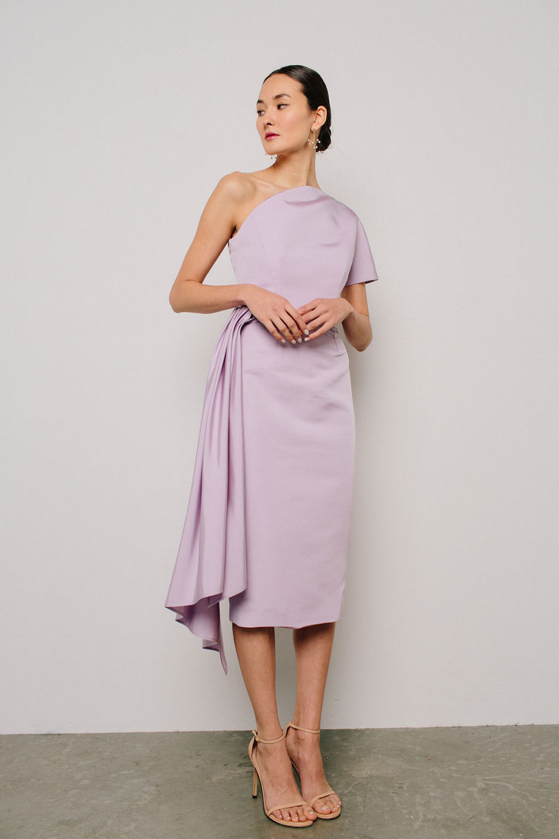 one shoulder peplum dress Cameron Blake One Shoulder Peplum Evening Dress CB207