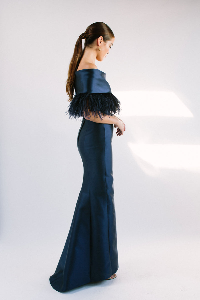 off shoulder dress with feathers Jovani 67118 White Off the Shoulder Feather Neckline Knee Length Dress