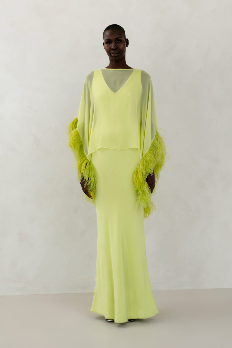 green silk bias cut dress Luna Silky Bias Cut Dress Emerald